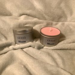 Two Gucci Bloom Scent Candles