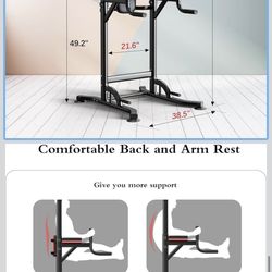 Pull Up Bar and Adjustable Weight Bench 