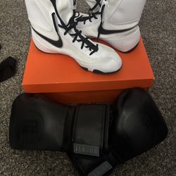 Boxing Shoes &’ Gloves.