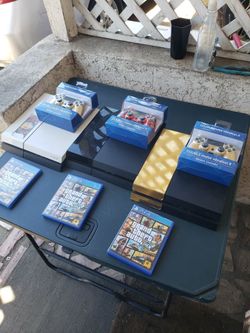 Playstation 4 2016 PS4 500GB & 1 Control for $120! Firm. $20! Per Game or 6 Games for $100!. $140! With 1 Game. Trade for Pokémon cards or graded stuf