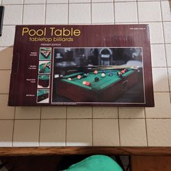 Table Top Billiards Pool Table
