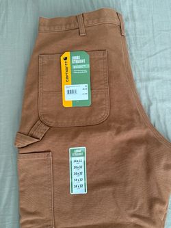 Carhartt Loose Straight Duck Lined Dungaree 34x32