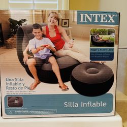 Inflatable Ottoman and Chair 