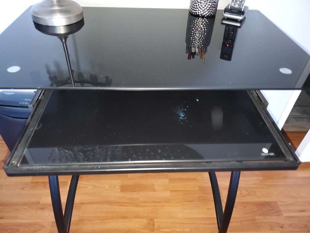 Glass Computer Table
