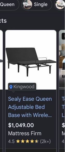 Electric bed frame