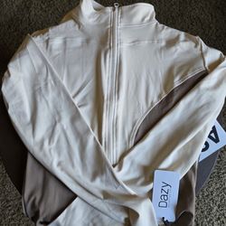 Kid Dazy Sports Fitted Zip Up Jacket