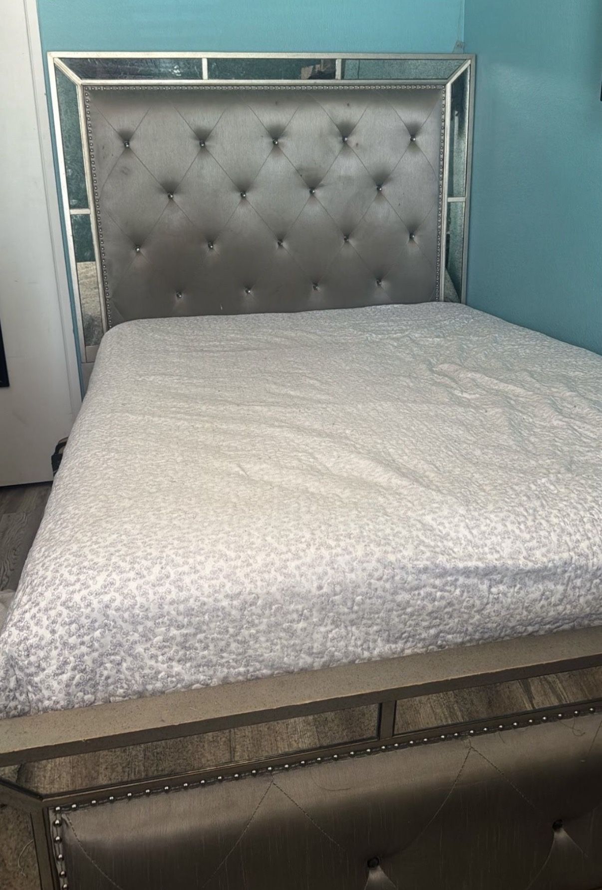 Queen bed frame and dresser