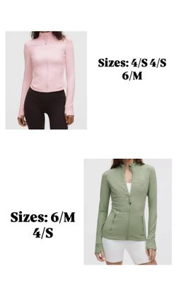 Lululemon jackets