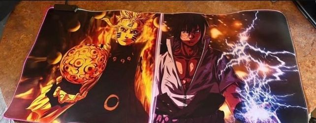 New Naruto Shippuden Anime Light Up Gaming Pad, Mouse Pad. X