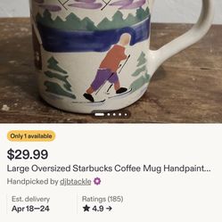 Hand Painted Starbucks Coffee Cups