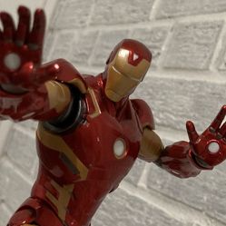 Marvel Statue Iron Man Red Suit Figures Super Hero 10 Inches Mech Robot Action X