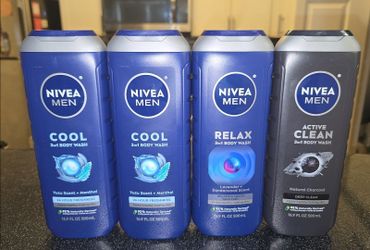 Mens Nivea Body Wash- $3 EA