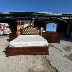 Recamara King Con Colchones 