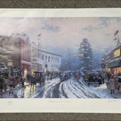 Thomas Kinkade “Christmas At The Courthouse”