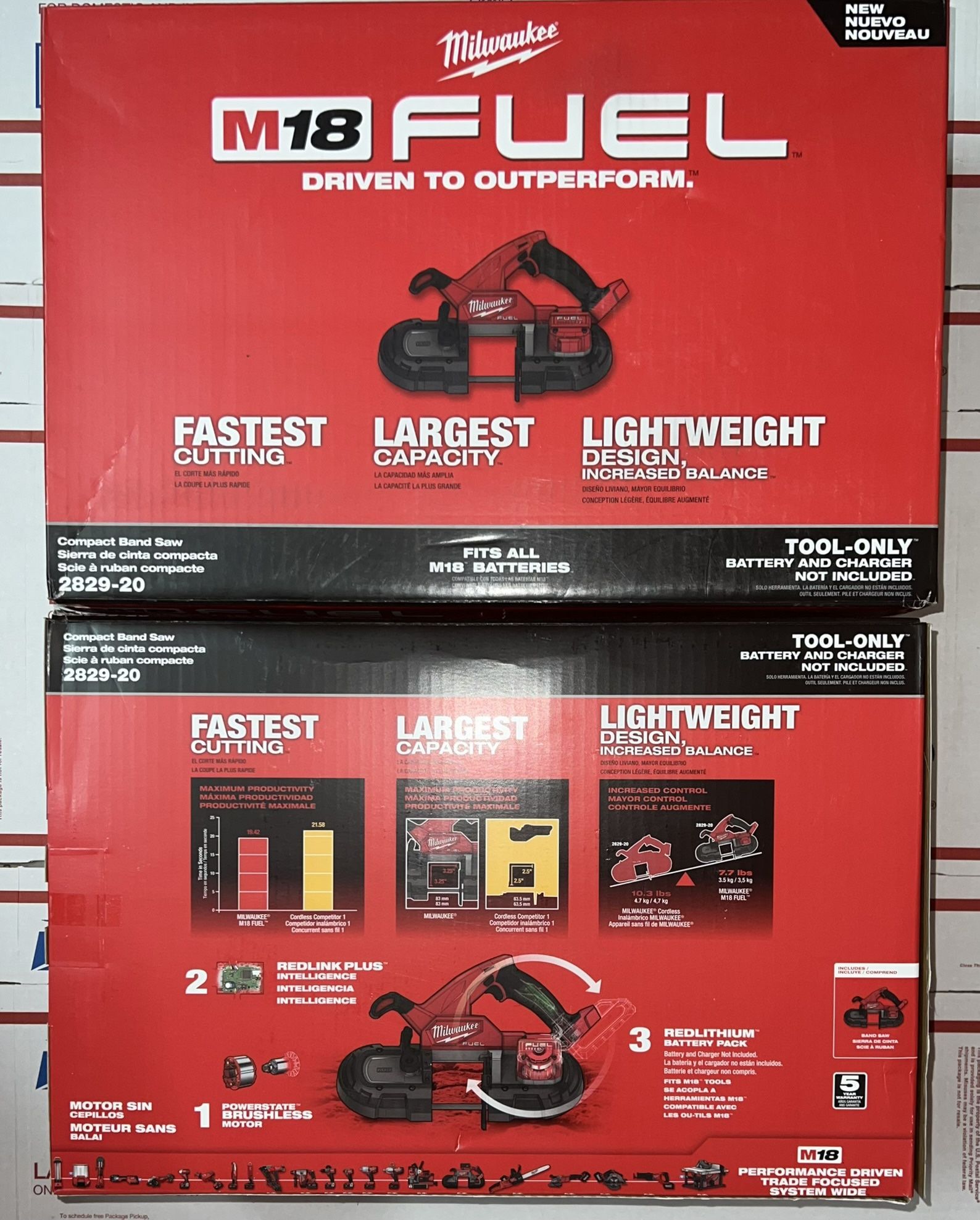 Milwaukee M18 Fuel Compact Bandsaw. Tool Only. Model #2829-20