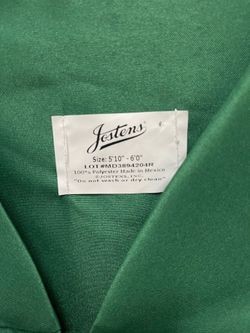 Emerald green Jostens graduation robe 5' 10" to 6'