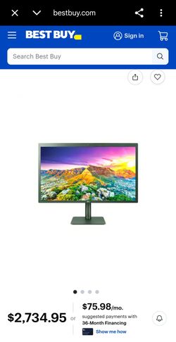 LG UltraFine 5K Display $3,200 Retail
