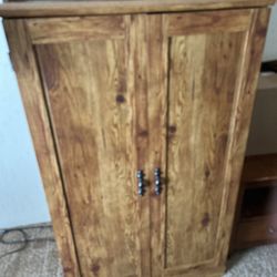 Wood Computer Cabinet 