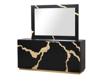 Goldsberg Black/Gold Dresser