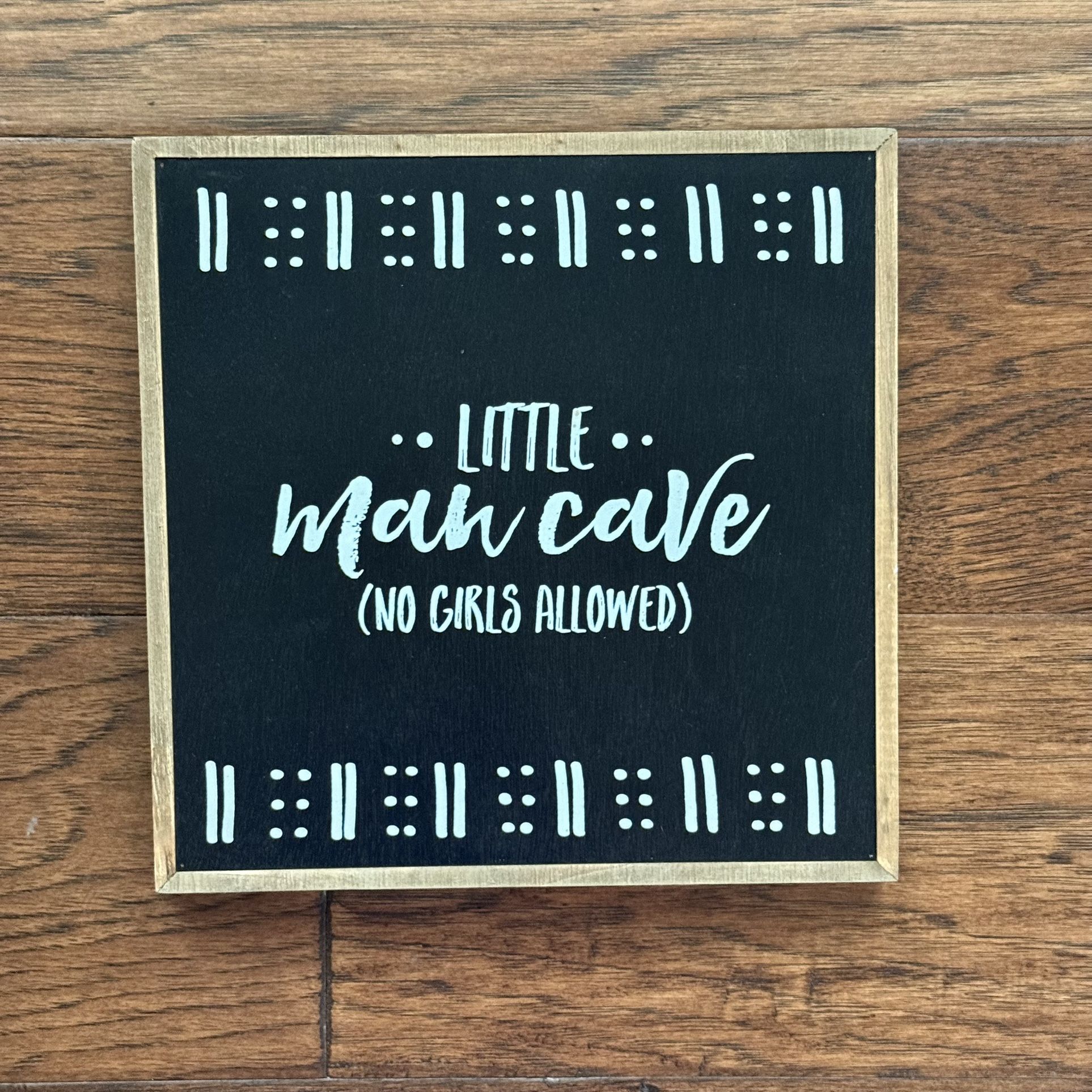 Hobby lobby “Little Man Cave” Wall Decor