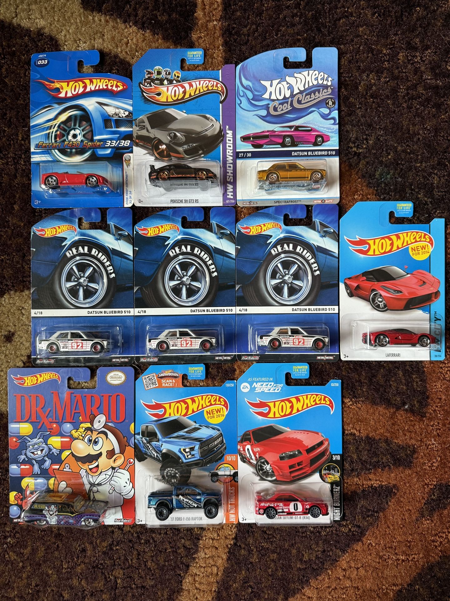 Hot Wheels Lot 26 of 30! LAFERRARI, Datsun 510, Need For Speed Skyline, and More! Selling My Collection!