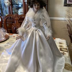 Victorian Collectible Porcelain Doll 23 “