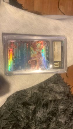 Japanese Pokémon Charizard, EX 2023 ruler of black flames 66/108 Hollow pristine 10 slab