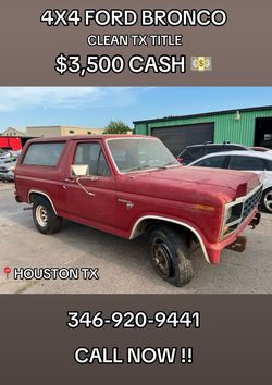 4X4 FORD BRONCO