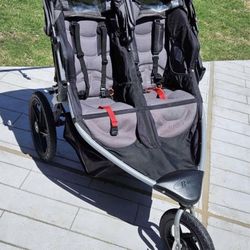 Bob Flex Duallie Double Jogger Stroller 