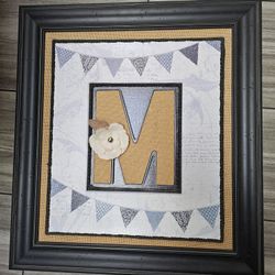 Framed Initial Wall Decor (M)