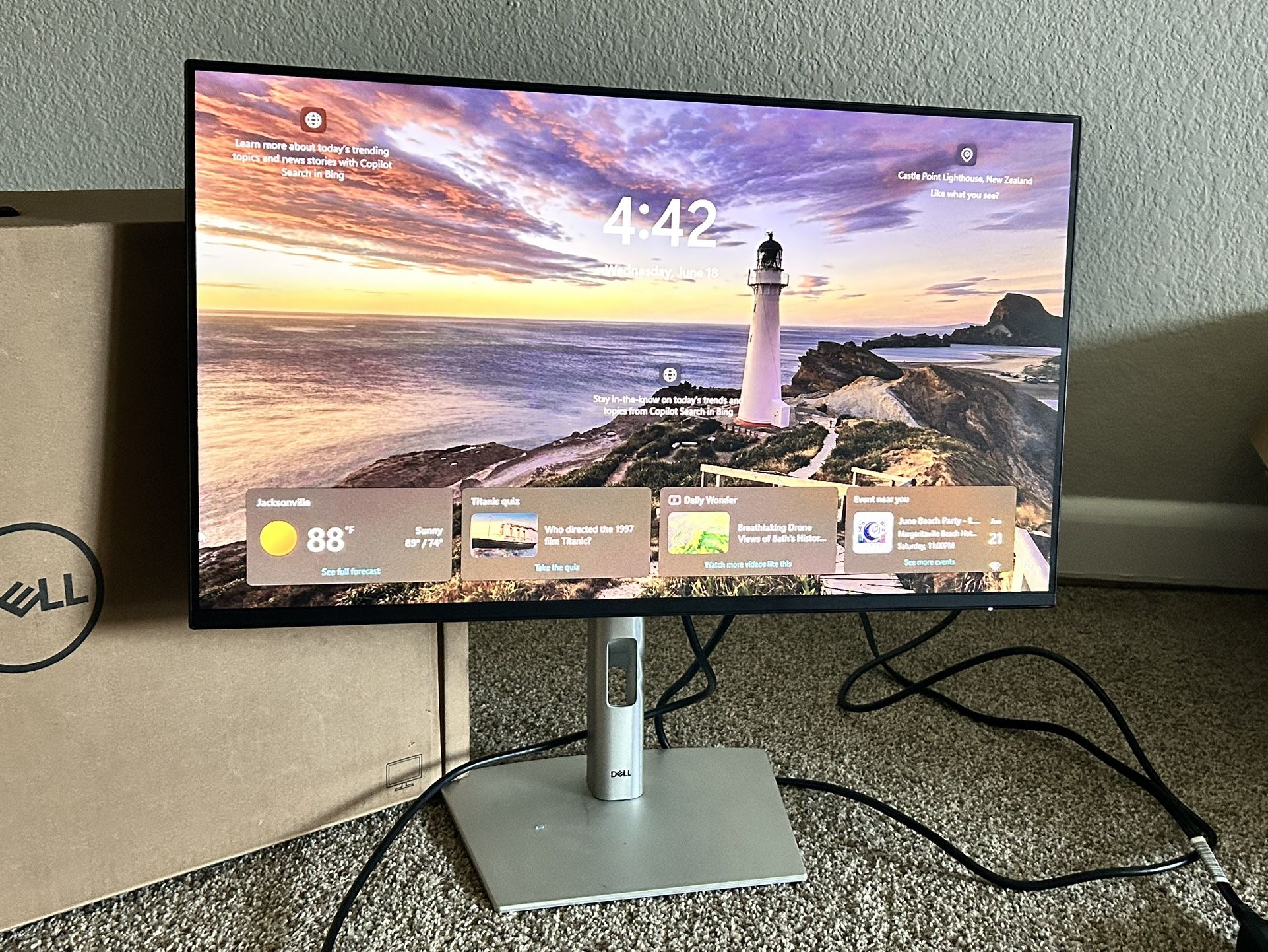 2 Dell 24” Full HD Monitors - Excellent Condition