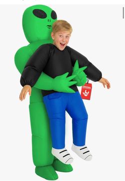 Alien costume for kids Size 8/9