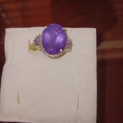 Purple Amethyst Ring Brand New