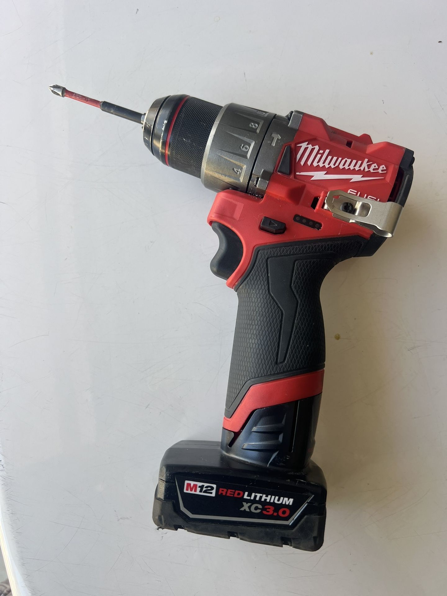 Milwaukee Fuel 1/2” Hammer Drill/Driver And Battery 3.0