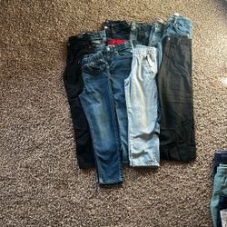10 Pairs of Boy Pants Jeans Size 8 and Size 10 