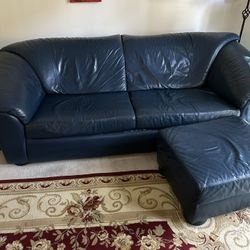 4 Piece Leather Sofa 