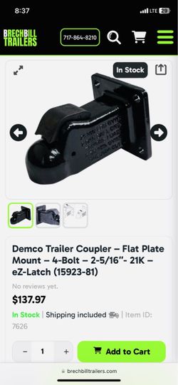30$ Demco Ez latch coupler