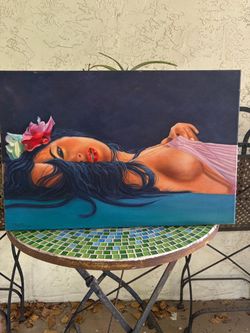 Figurative Oil On Canvas Painting