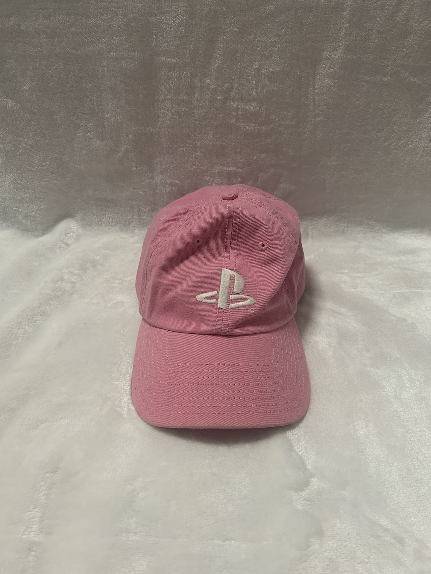 Pink graphic adjustable strap hat one size