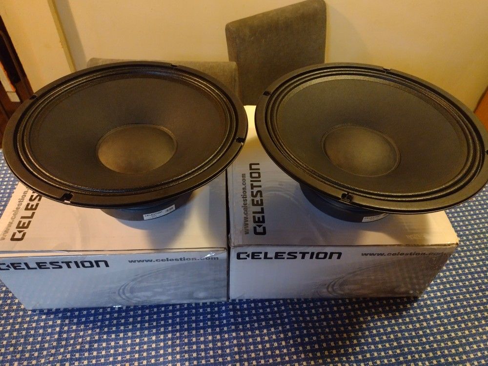 New (Pair) 12" Celestion Mid-Woofer Midbass Pro Audio Woofers 