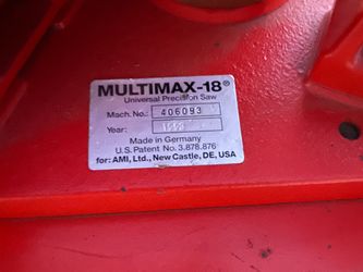 Hegner 1993 Multimax Scroll Saw