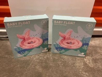 Set of 2 Sunny Life Pearl the Mermaid Baby Float Head Rest & Leg Support 12-24months