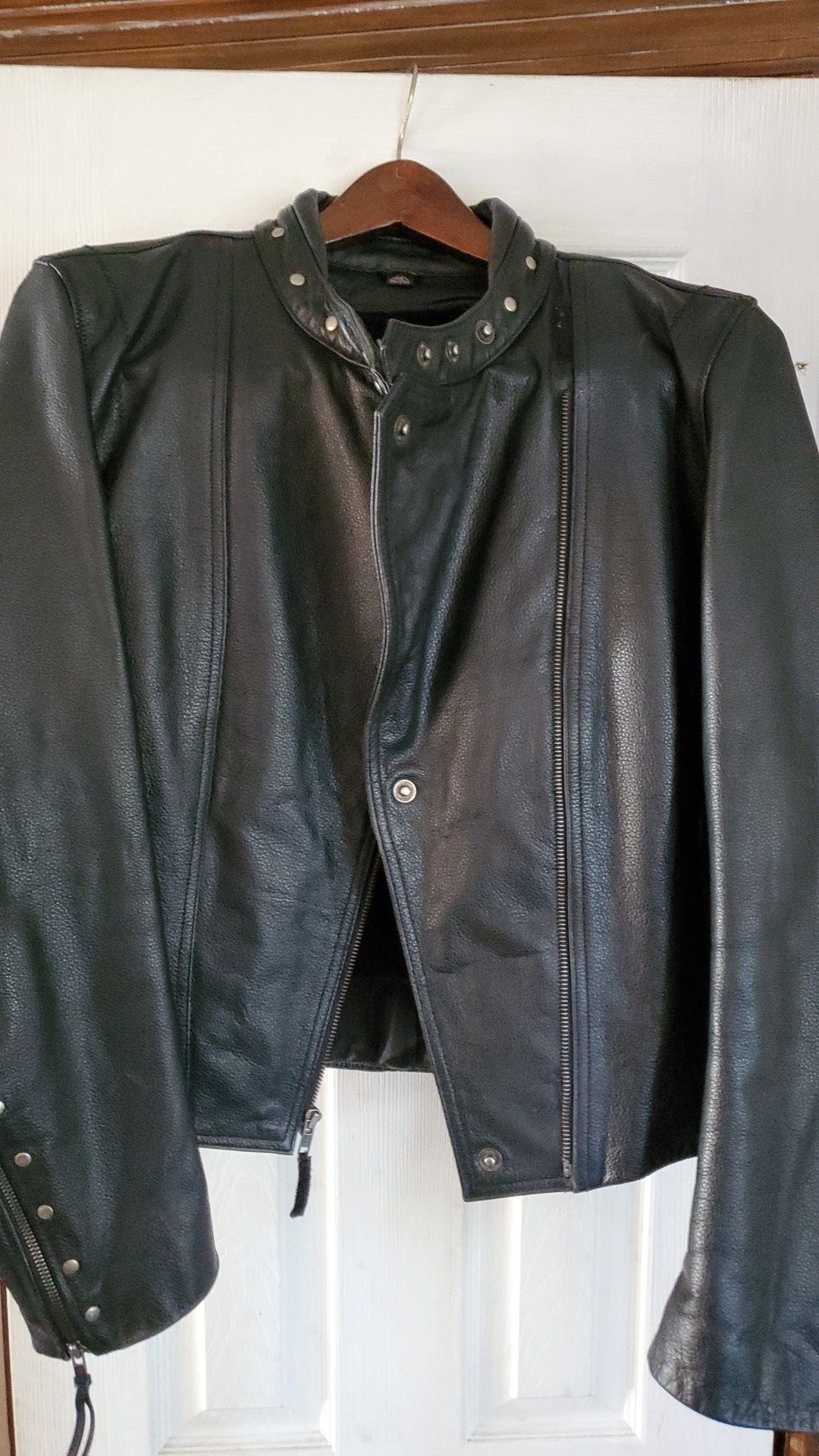 FMC ladies leather riding jacket