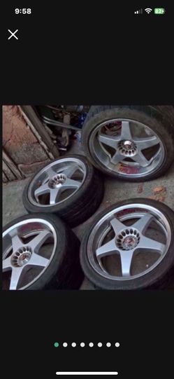 $1,200 Real Japanese JDM Sparco Wheels 5 X 114 From NSX Acura Fits Most Rear Wheel Drive 