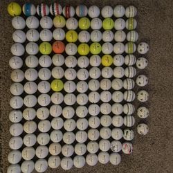 135 Used Taylor Made Golf Balls