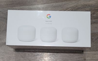 Google Nest Wifi Router and 2 Points