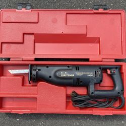 Sears Craftsman Reciprocating Saw W/Case
