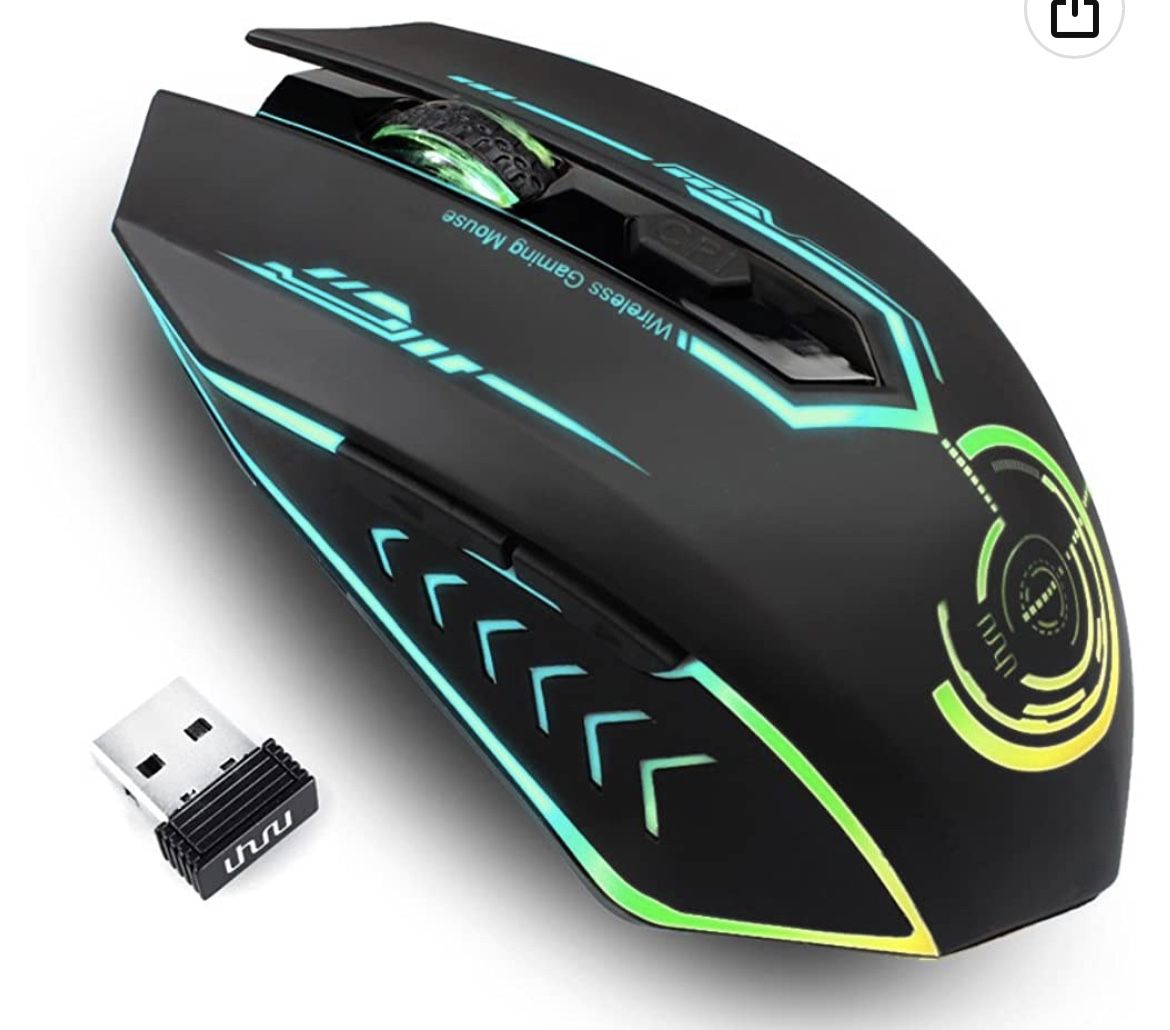 UHURU Wireless Gaming Mouse Up to 10000 DPI