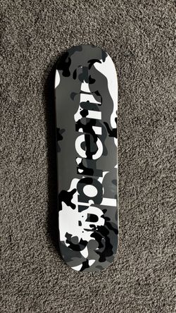 Supreme Snow Camo Skate Deck