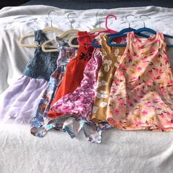 (6) 4T Girls Dresses